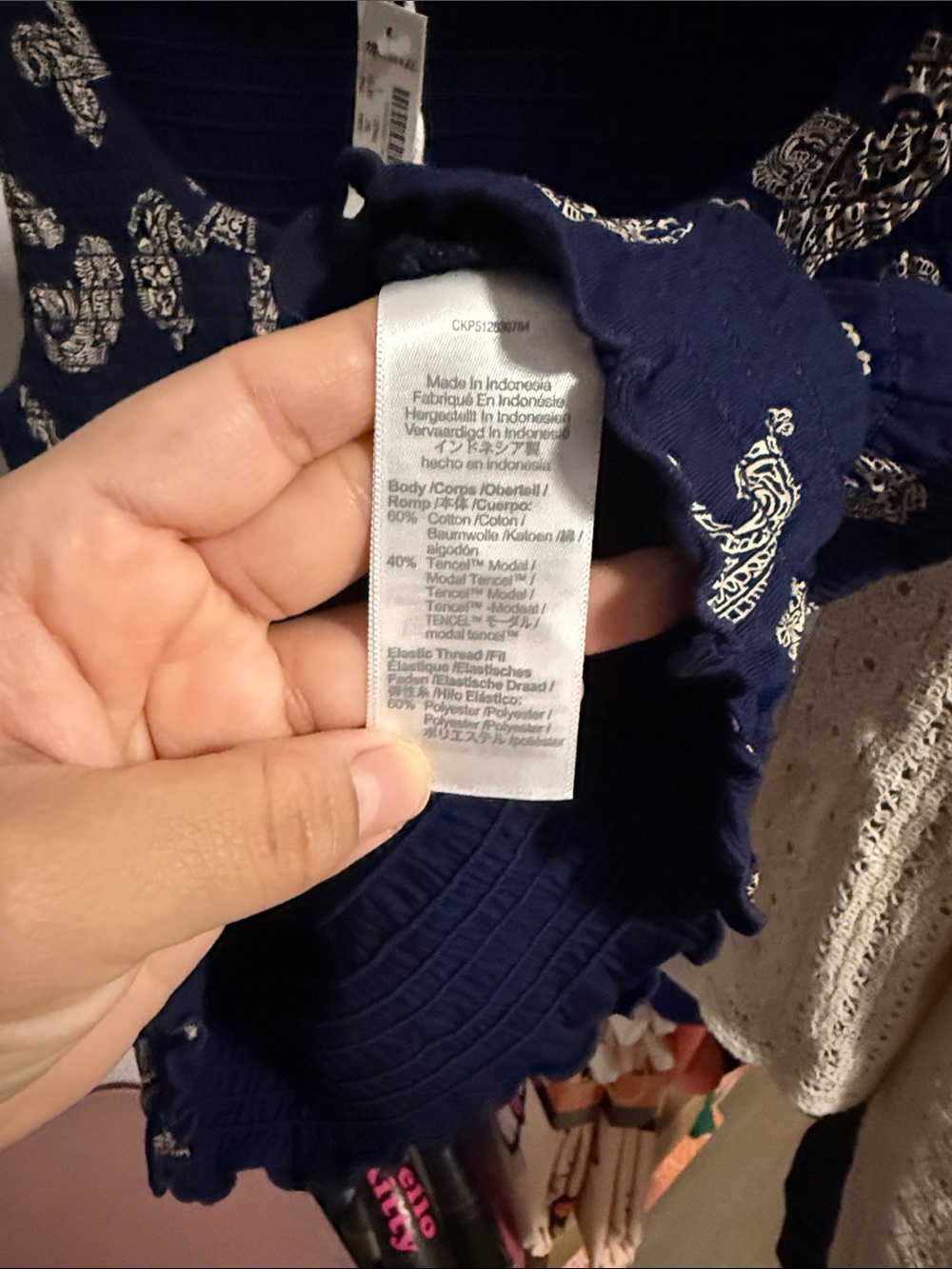 Madewell Madewell x Shopbop Smocked Squareneck Tank - Picture 5 of 6